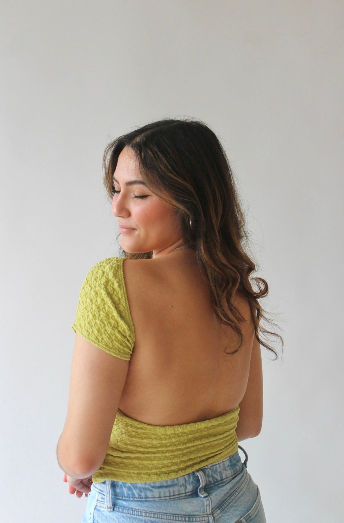 Paisley Top In Green