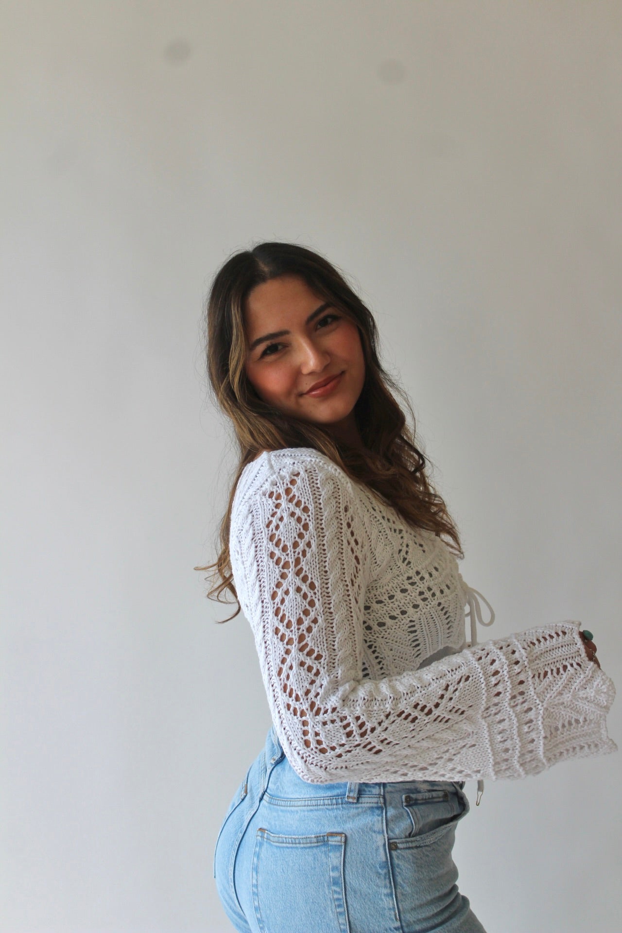 Baby's Breath Crochet Sweater
