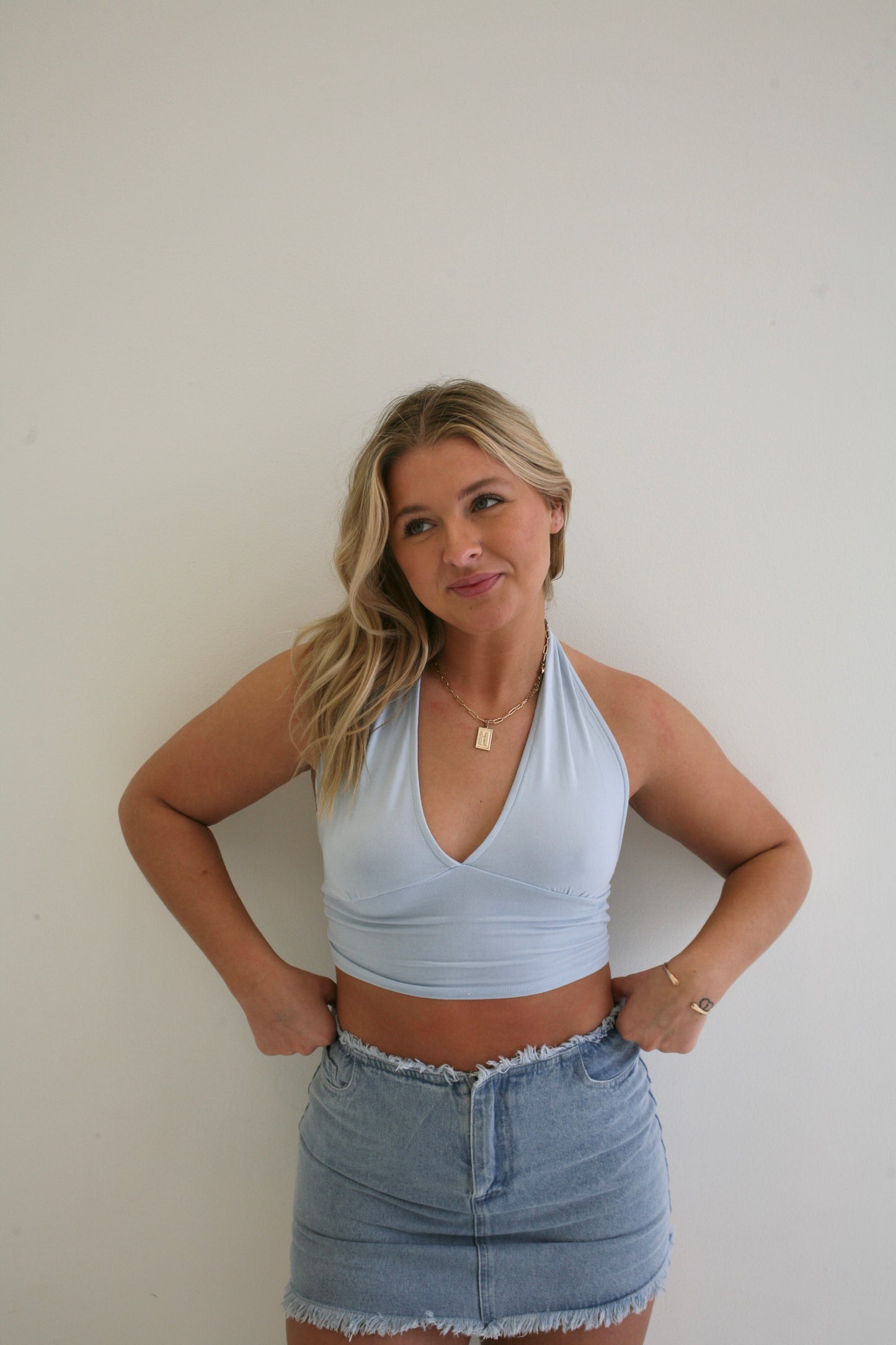 Sky Halter Top