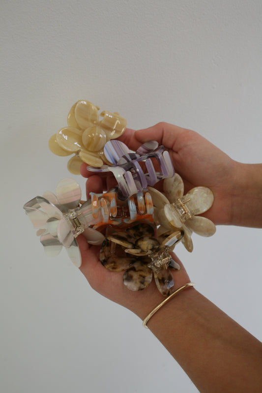 Flower Claw Clip