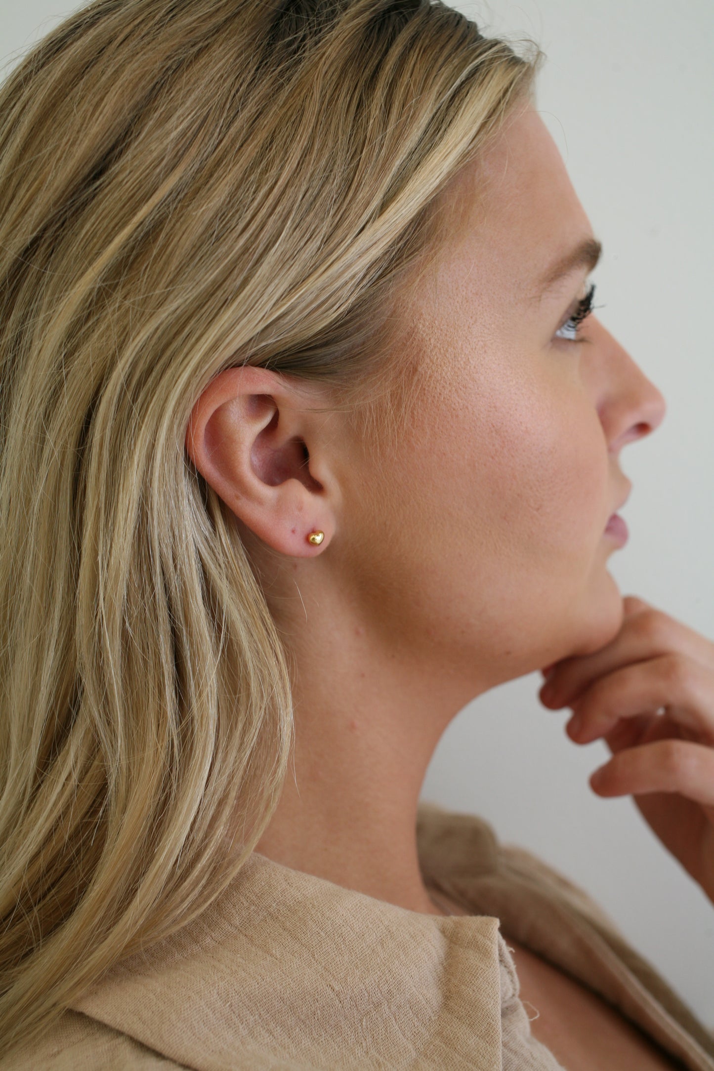 Mini Heart Stud Earrings