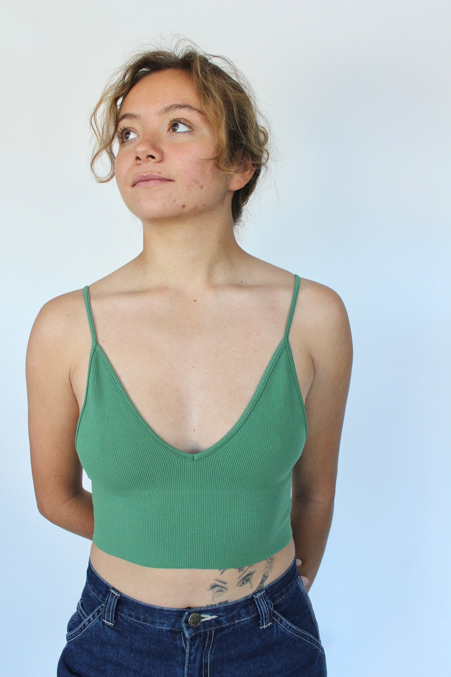 Angel Seamless Tank In Jade