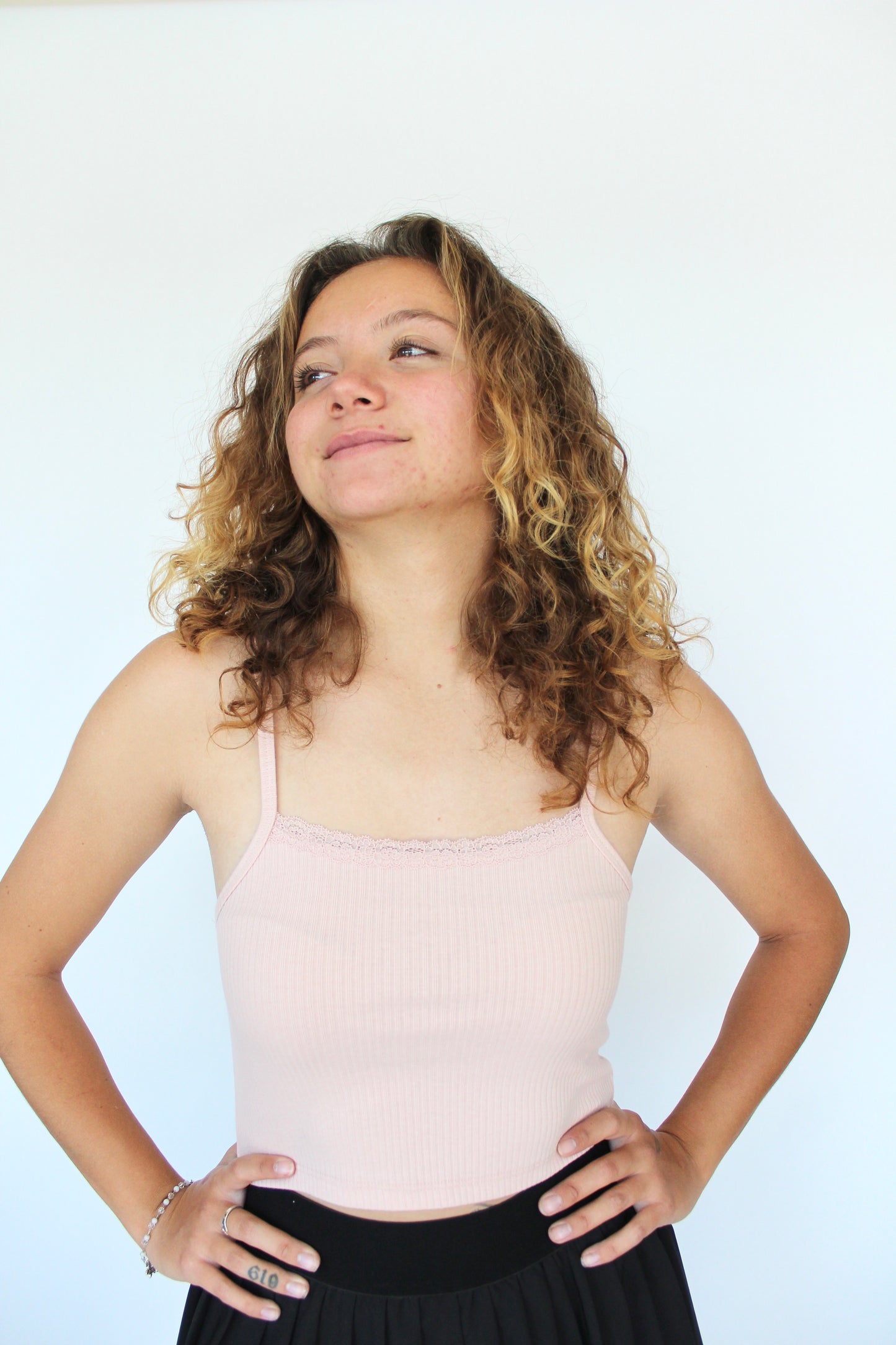 Anything But Basic Tank In Pink