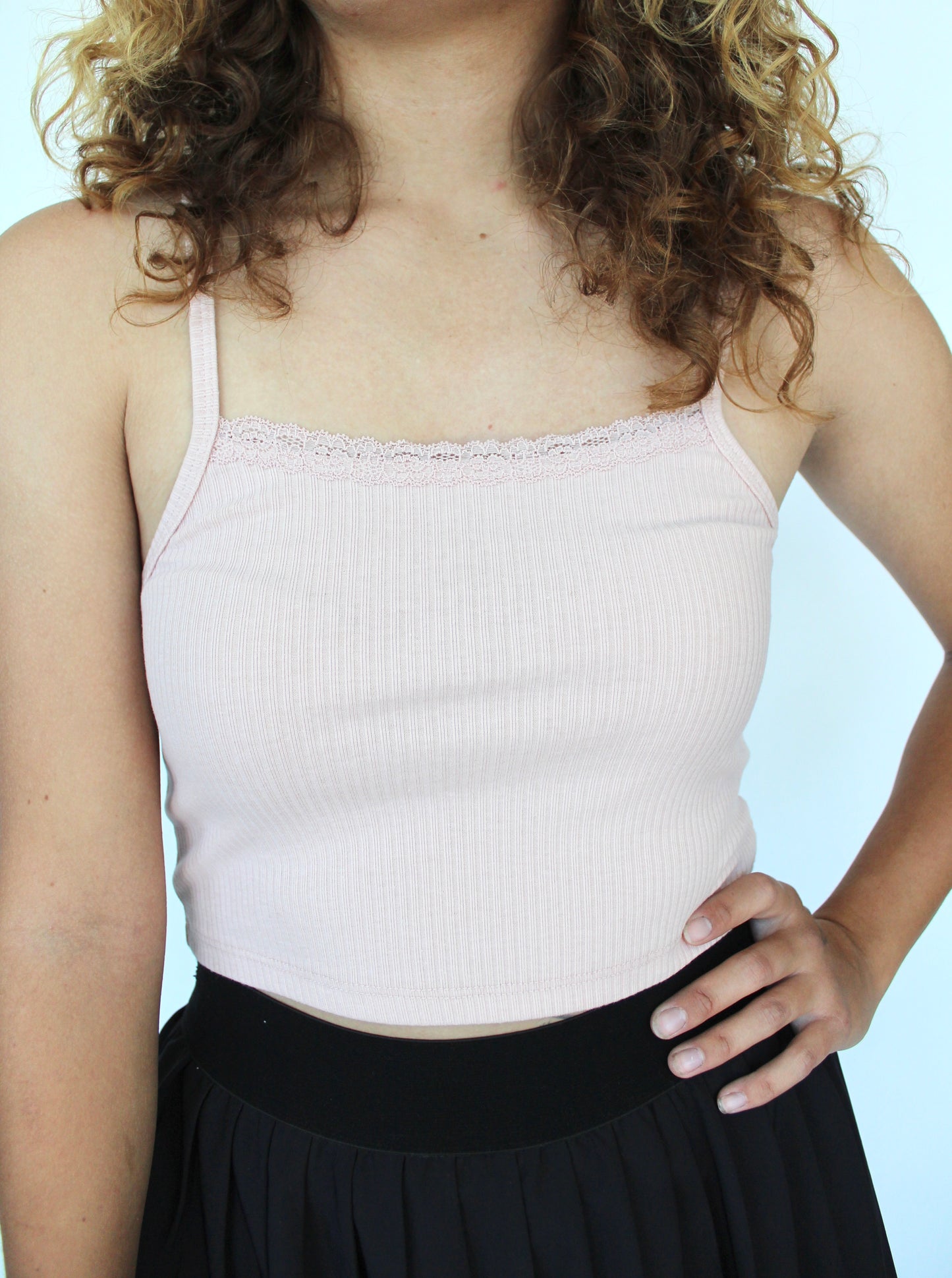 Anything But Basic Tank In Pink