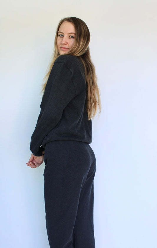 Charcoal Mineral Wash Sweatpants