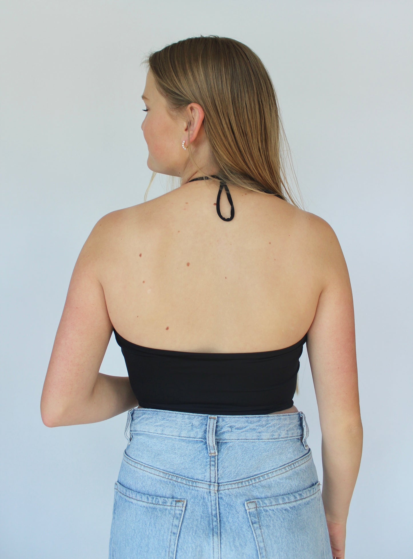 On The Run Top In Black