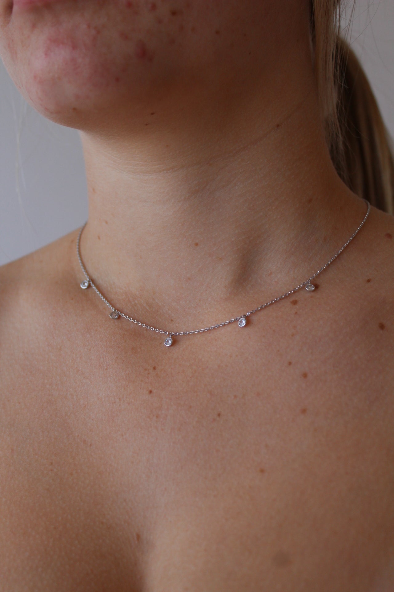 Crystal Drop Necklace