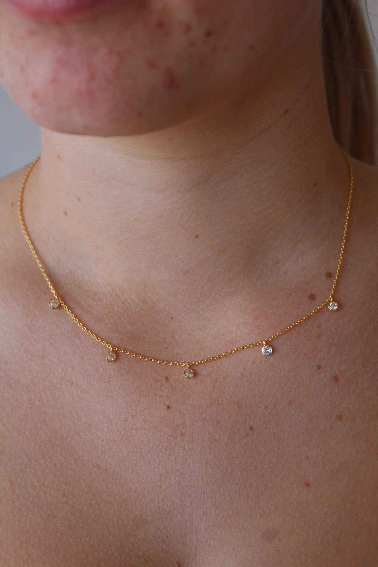 Crystal Drop Necklace