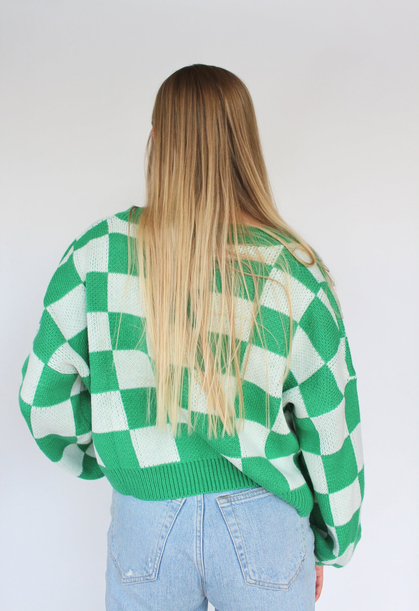 Checkmate Sweater In Green